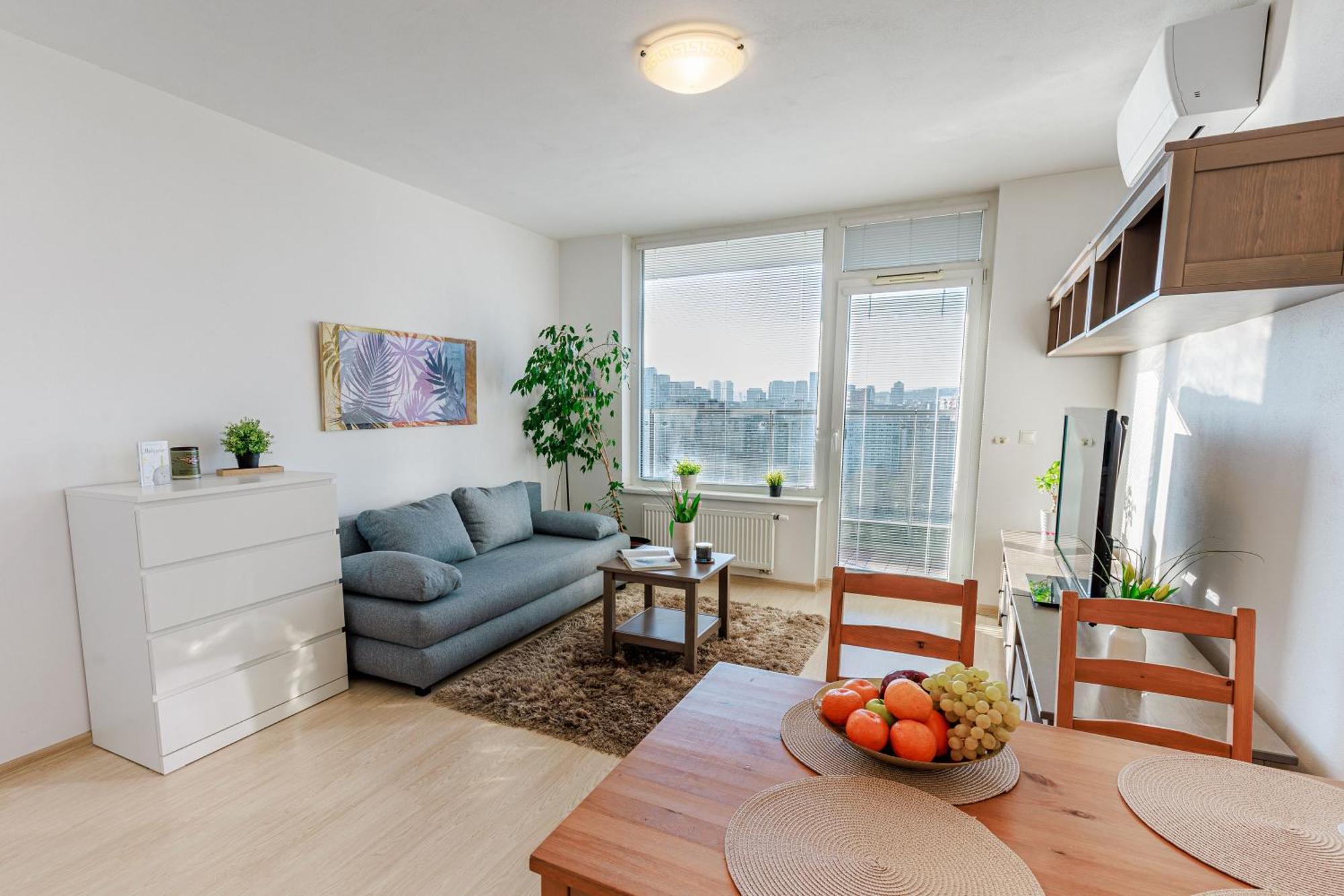 ברטיסלאבה Sunny Apartment With Amazing Terrace On The 13Th Floor Near City Center מראה חיצוני תמונה
