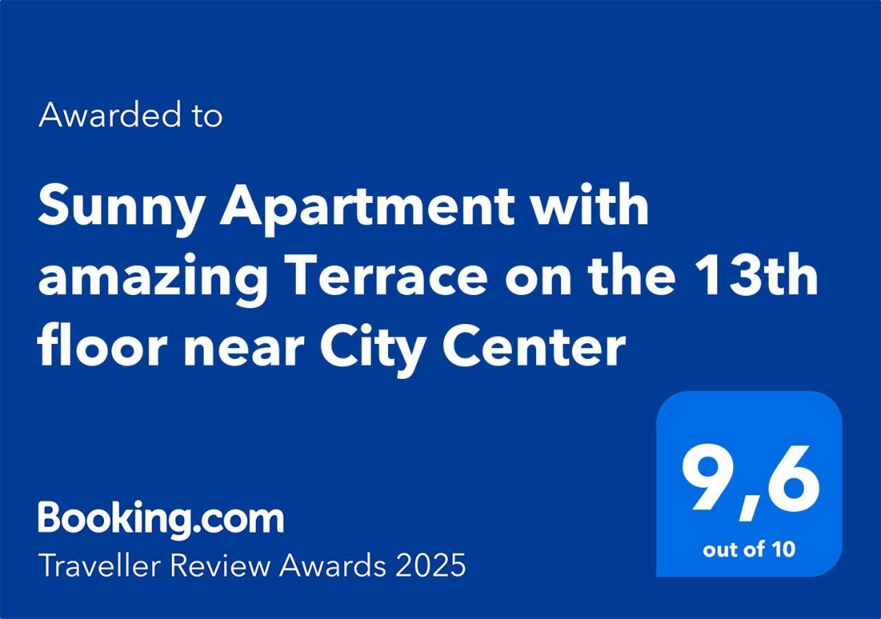 ברטיסלאבה Sunny Apartment With Amazing Terrace On The 13Th Floor Near City Center מראה חיצוני תמונה